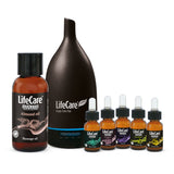 KIT AromaTherapy avec diffuseur céramique noir