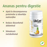 Ananas, cu bromelaină, protector digestiv