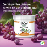 Crème pour les pieds à la vigne et aux herbes biologiques