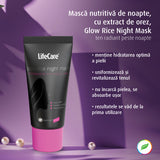 Masca nutritivă de noapte, cu extract de orez, Glow Rice Night Mask