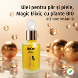 Elixir magique à base d'herbes biologiques, d'huile pour les cheveux et la peau