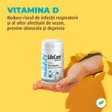 Complex cu vitamina D3 (2000 UI), K2 și Omega 3 din in