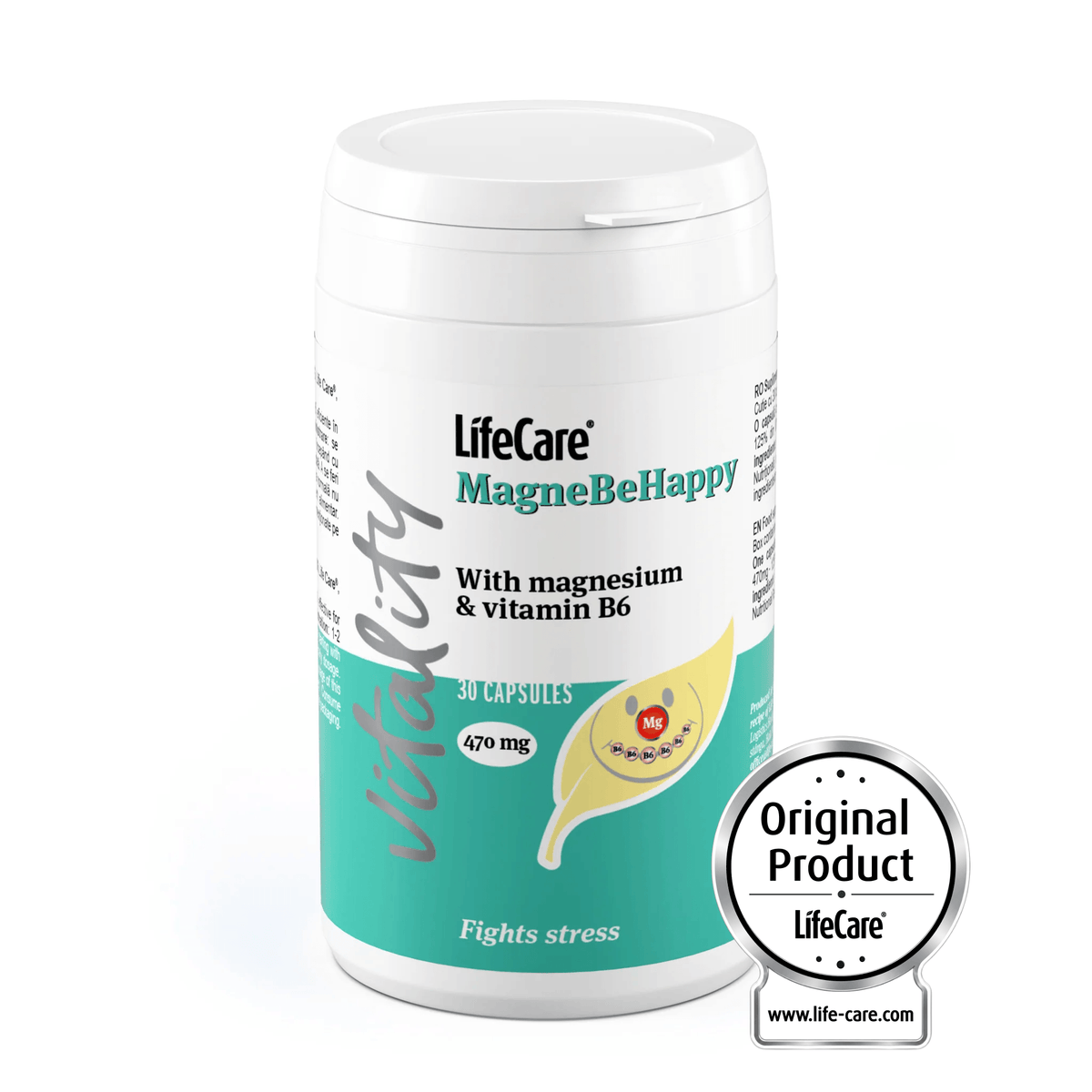 MagneBeHappy avec du magnésium et de la vitamine B6
