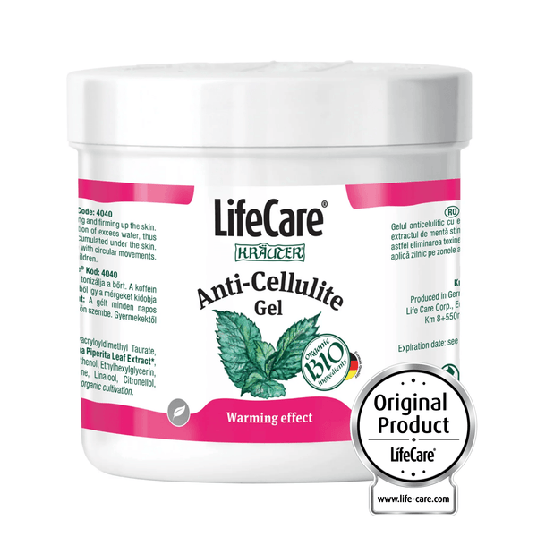 Gel anticellulite alla menta piperita biologica