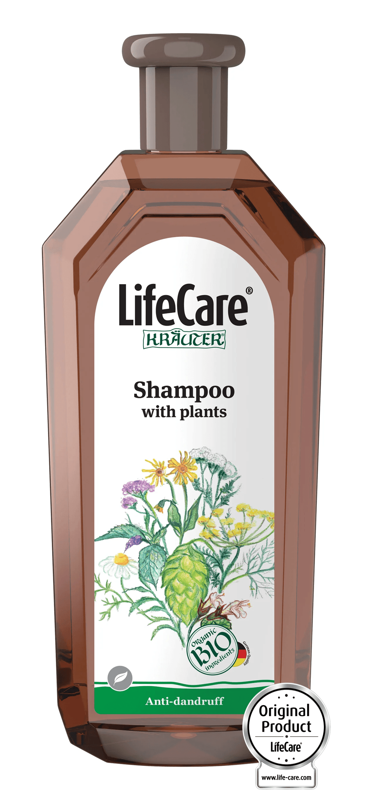 Shampooing antipelliculaire aux extraits de plantes biologiques