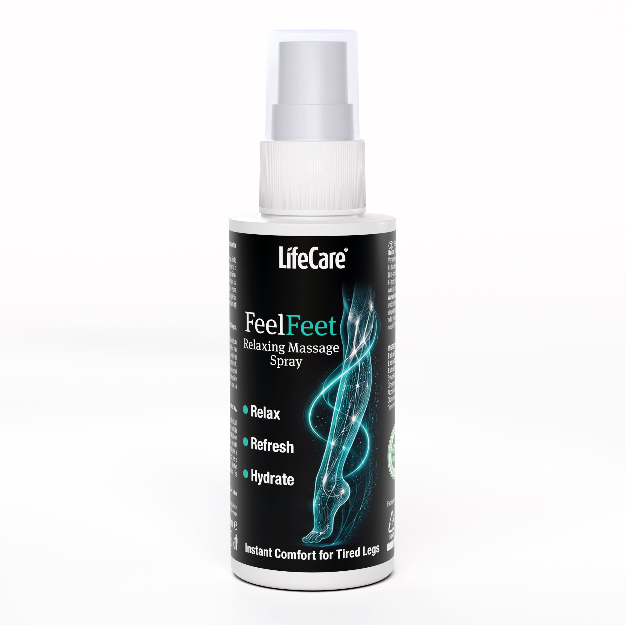 Spray de masaj pentru relaxarea picioarelor obosite, Life Care®