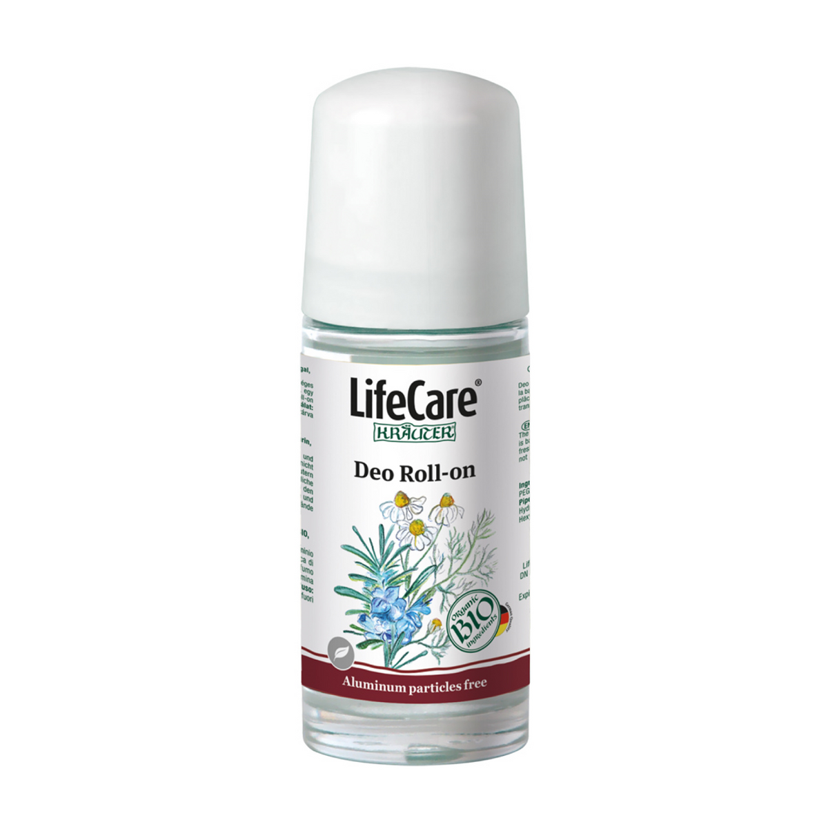 Deo antiperspirant roll-on, cu mușețel și rozmarin BIO