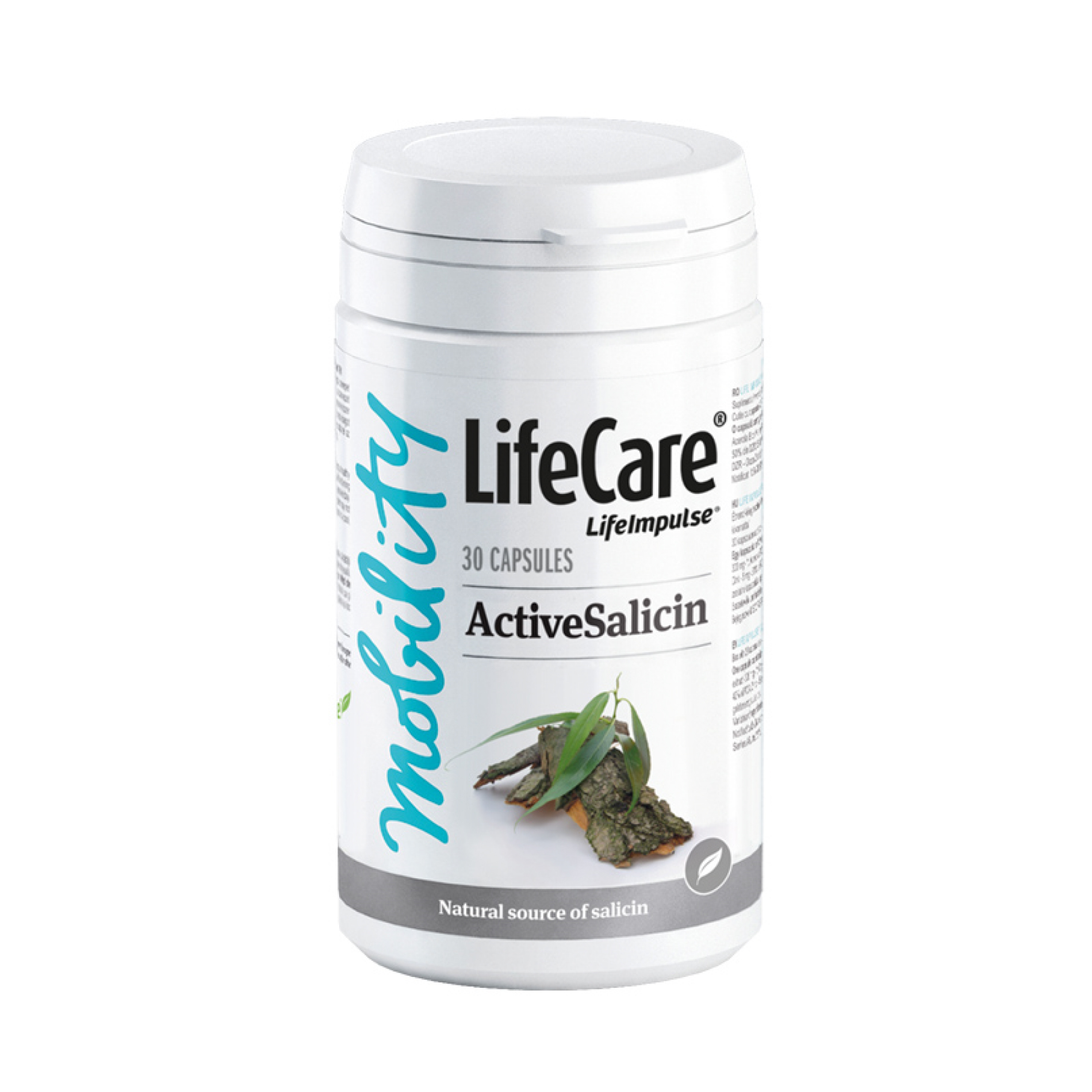 ActiveSalicin, cu extract din scoarță de salcie albă