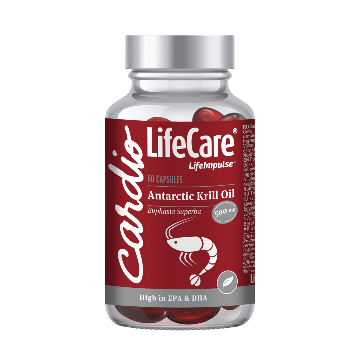 Huile de krill antarctique, 500 mg
