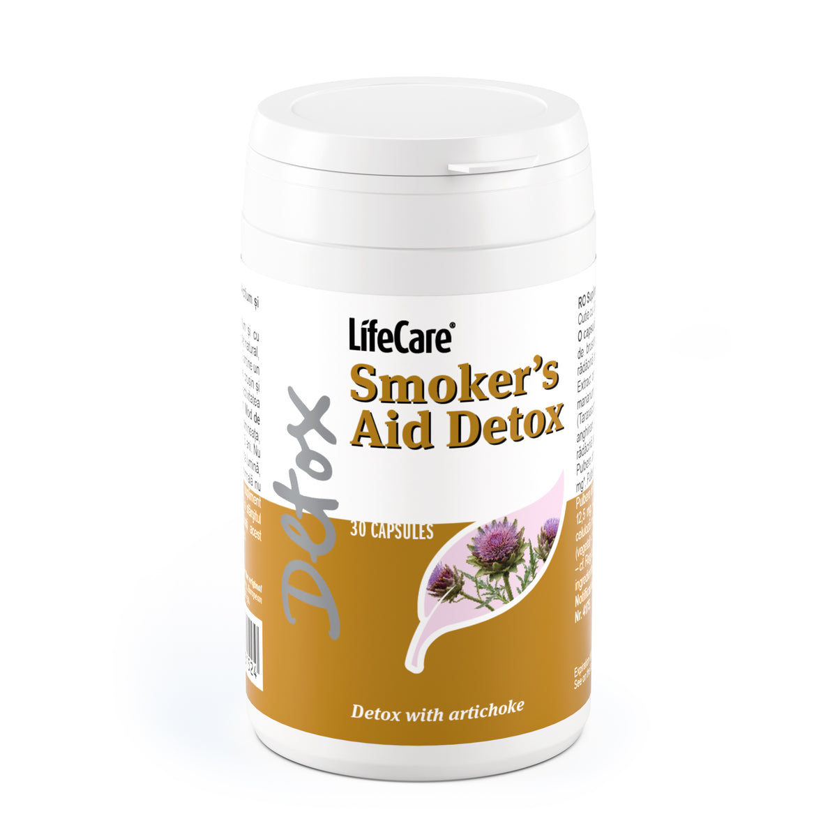 Smokers Aid Detox, cu rădăcină de arctium și anghinare BIO