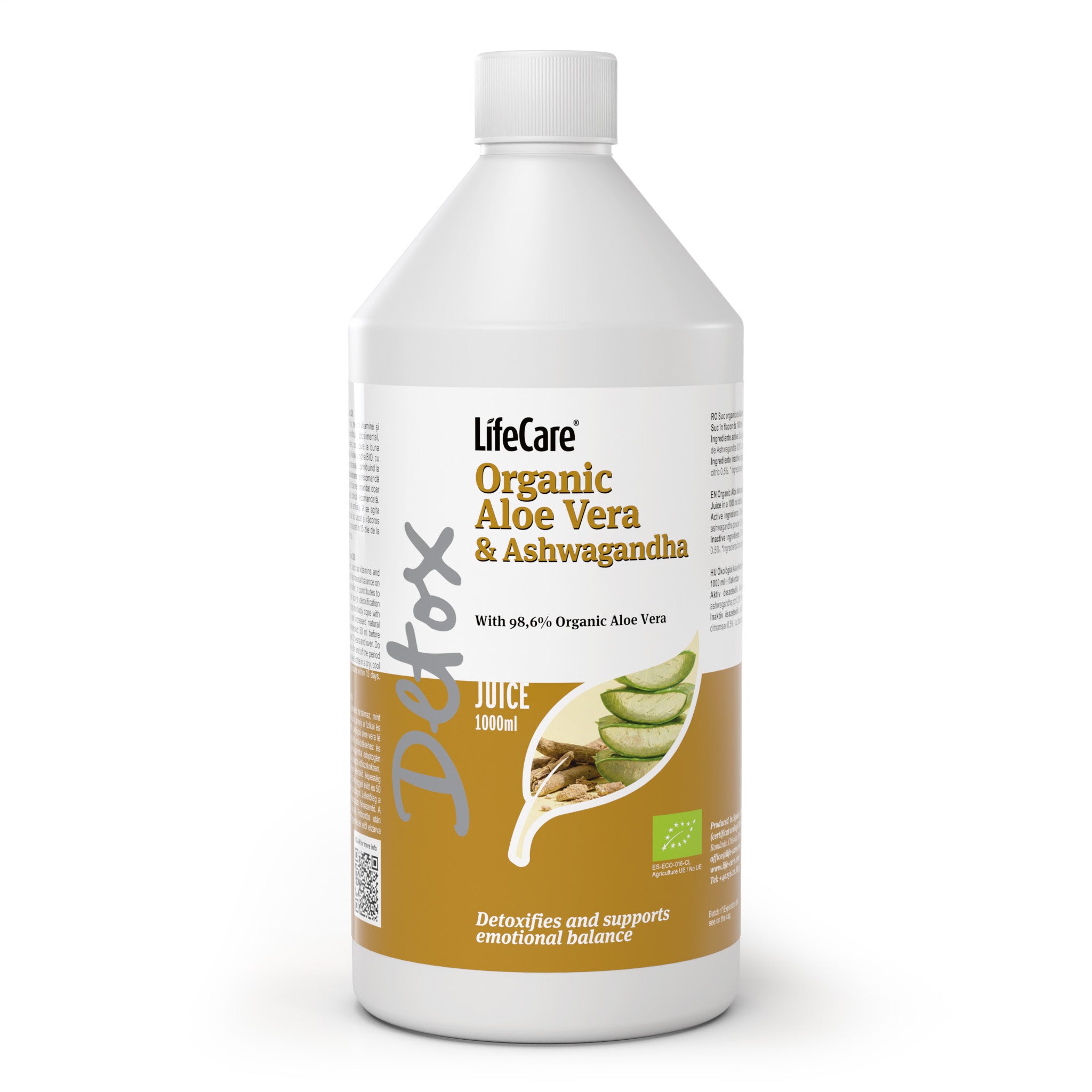 Suc organic de Aloe Vera și Ashwagandha