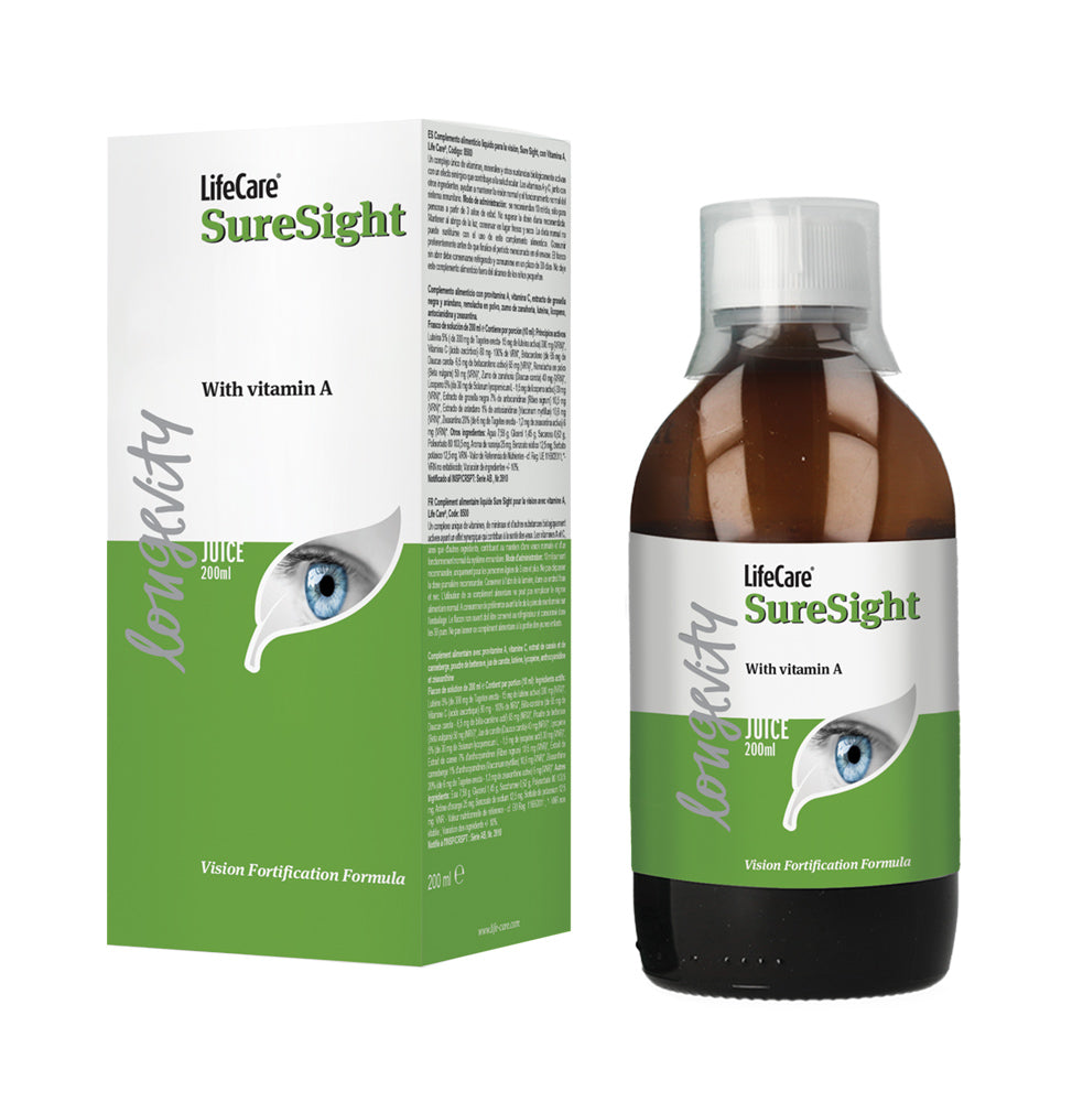 Sure Sight, cu Vitamina A, supliment alimentar lichid pentru vedere