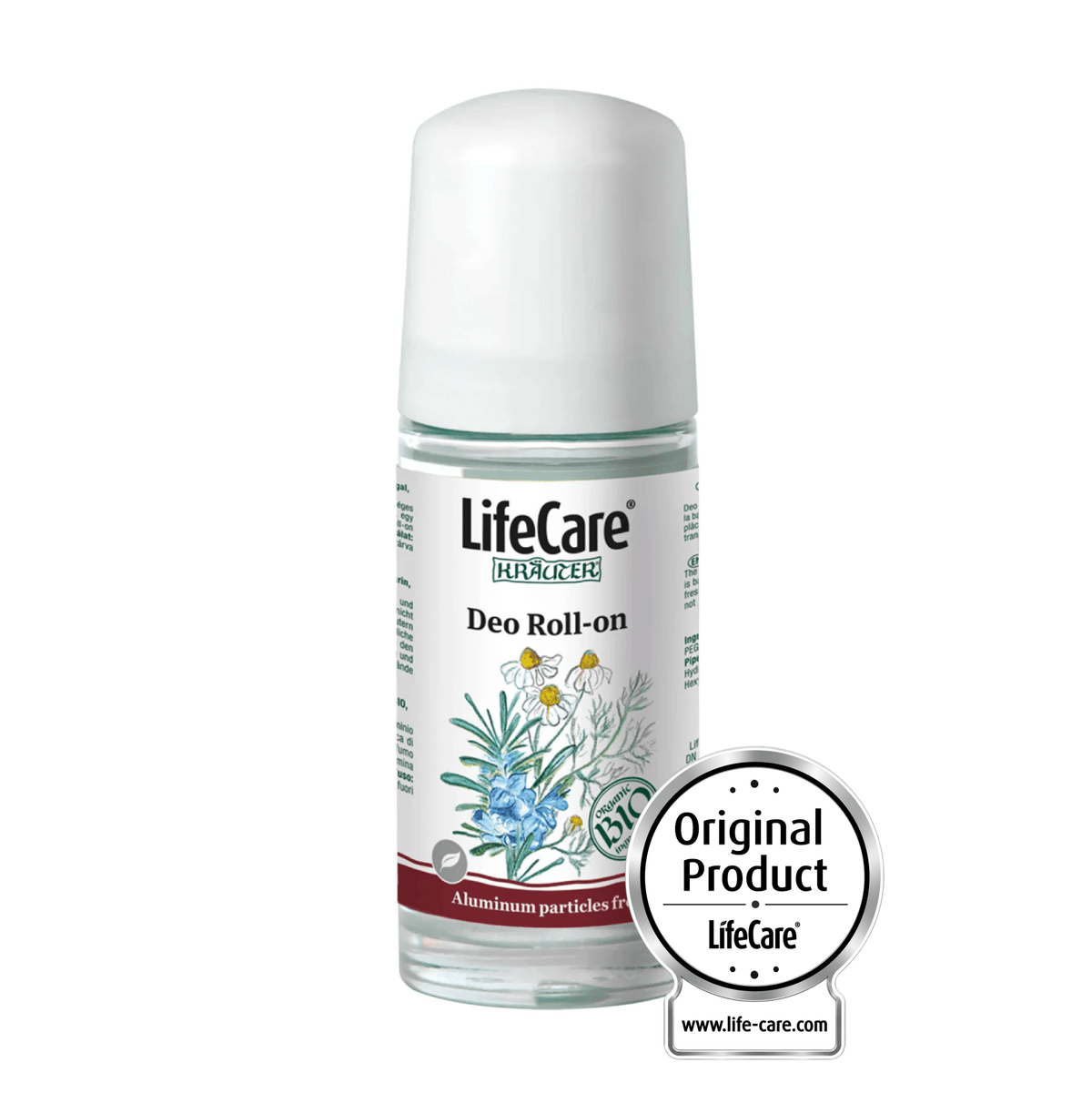 Deo Antiperspirant Roll-on, with chamomile and bio rosemary