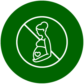  Forbidden to pregnant persons