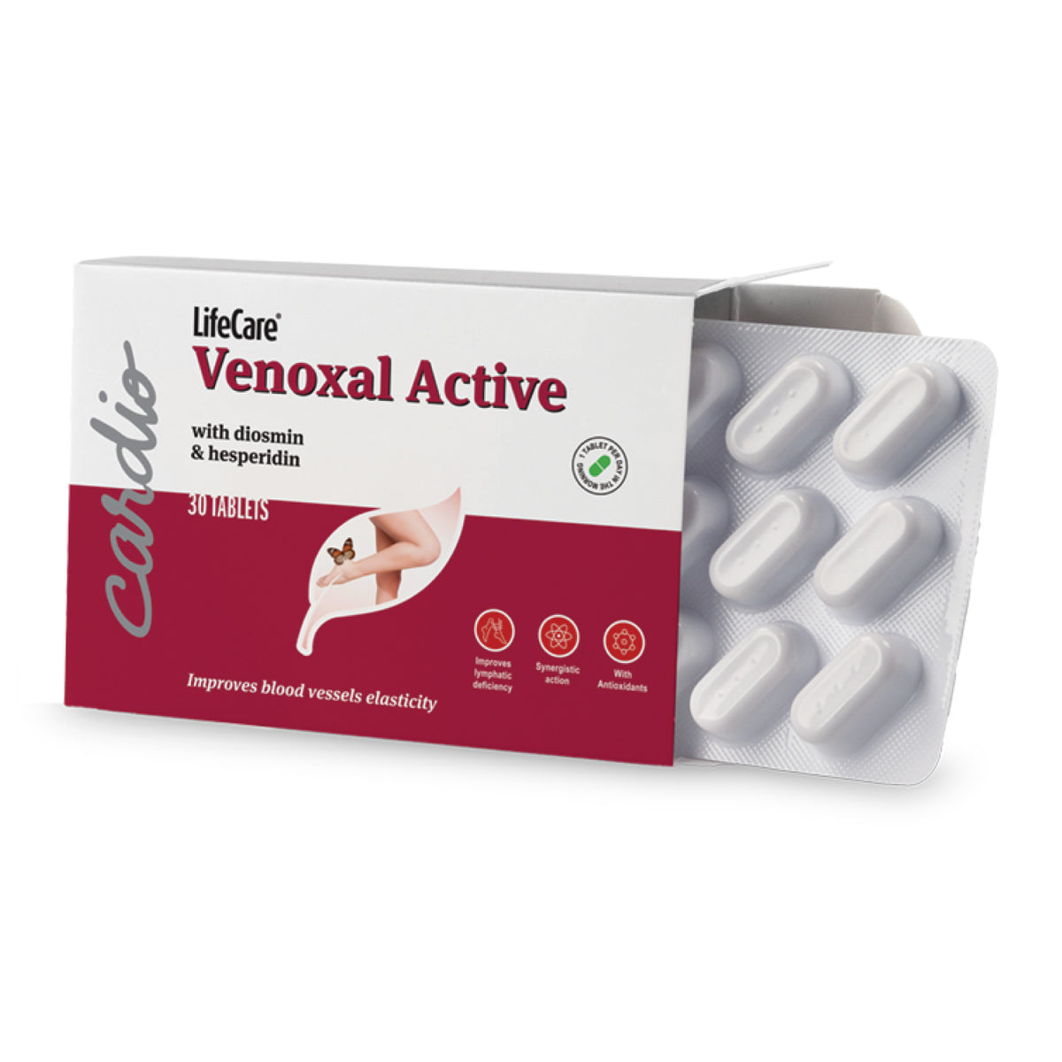 Venoxal Active avec diosmine et hespéridine