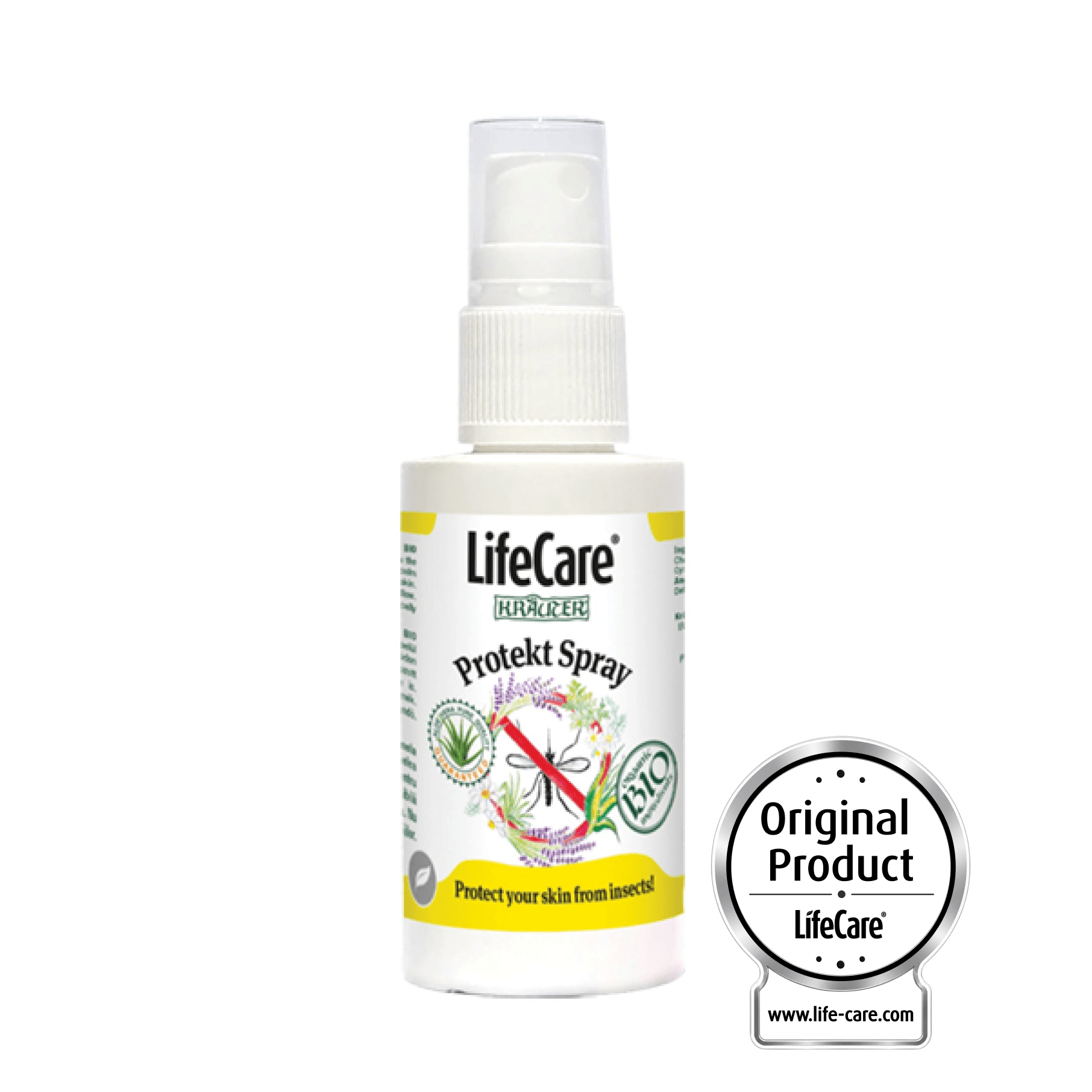 Protekt Spray, Anti-Insektenmittel mit Citronella und Bio-Kräutern