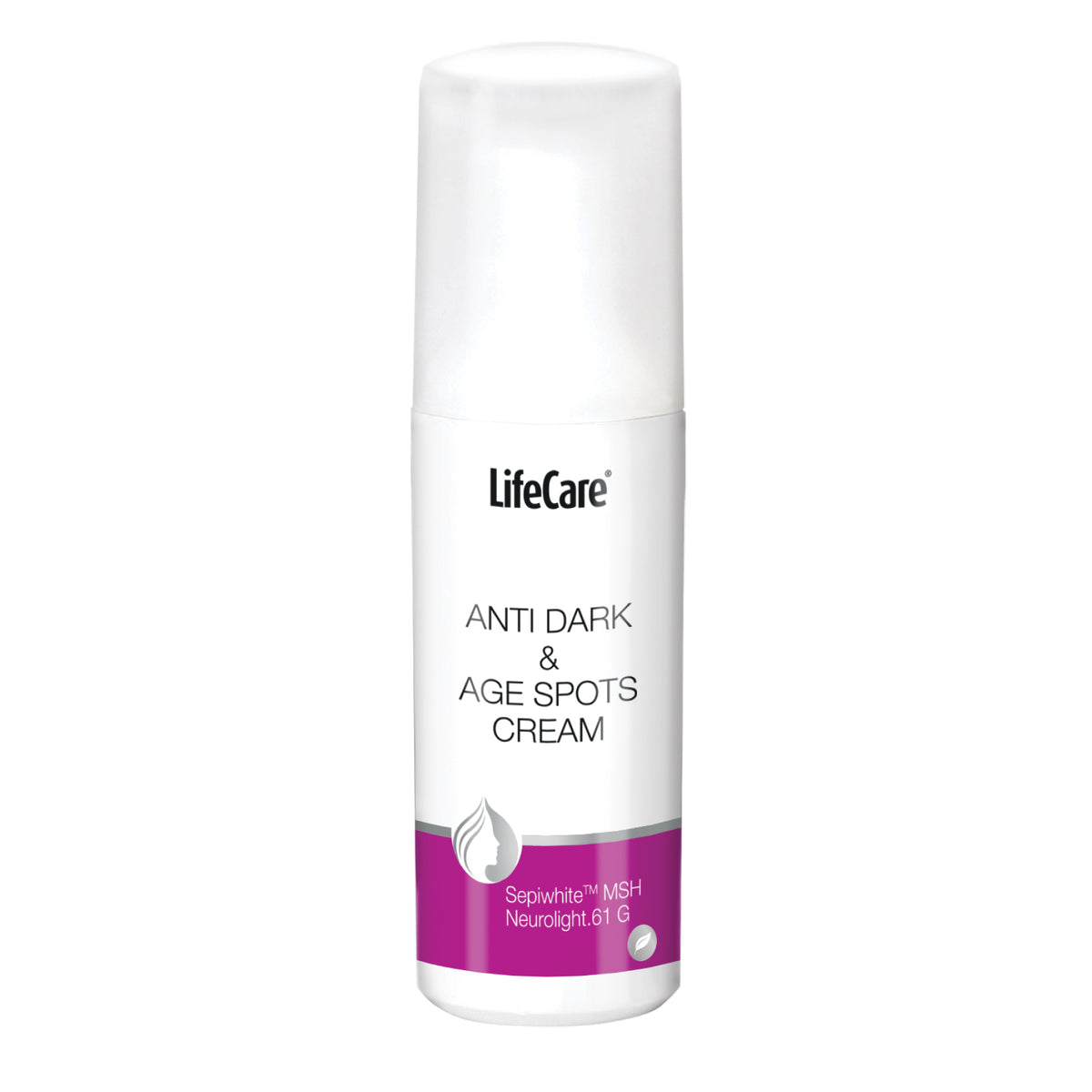 Face cream for fading stains, with neurolight and sepiwhite