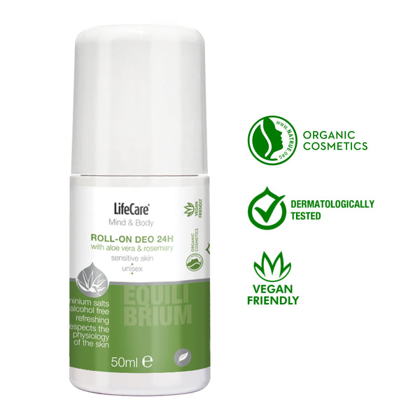 Bio-Deoroller mit Aloe vera und Rosmarin, EQUILIBRIUM