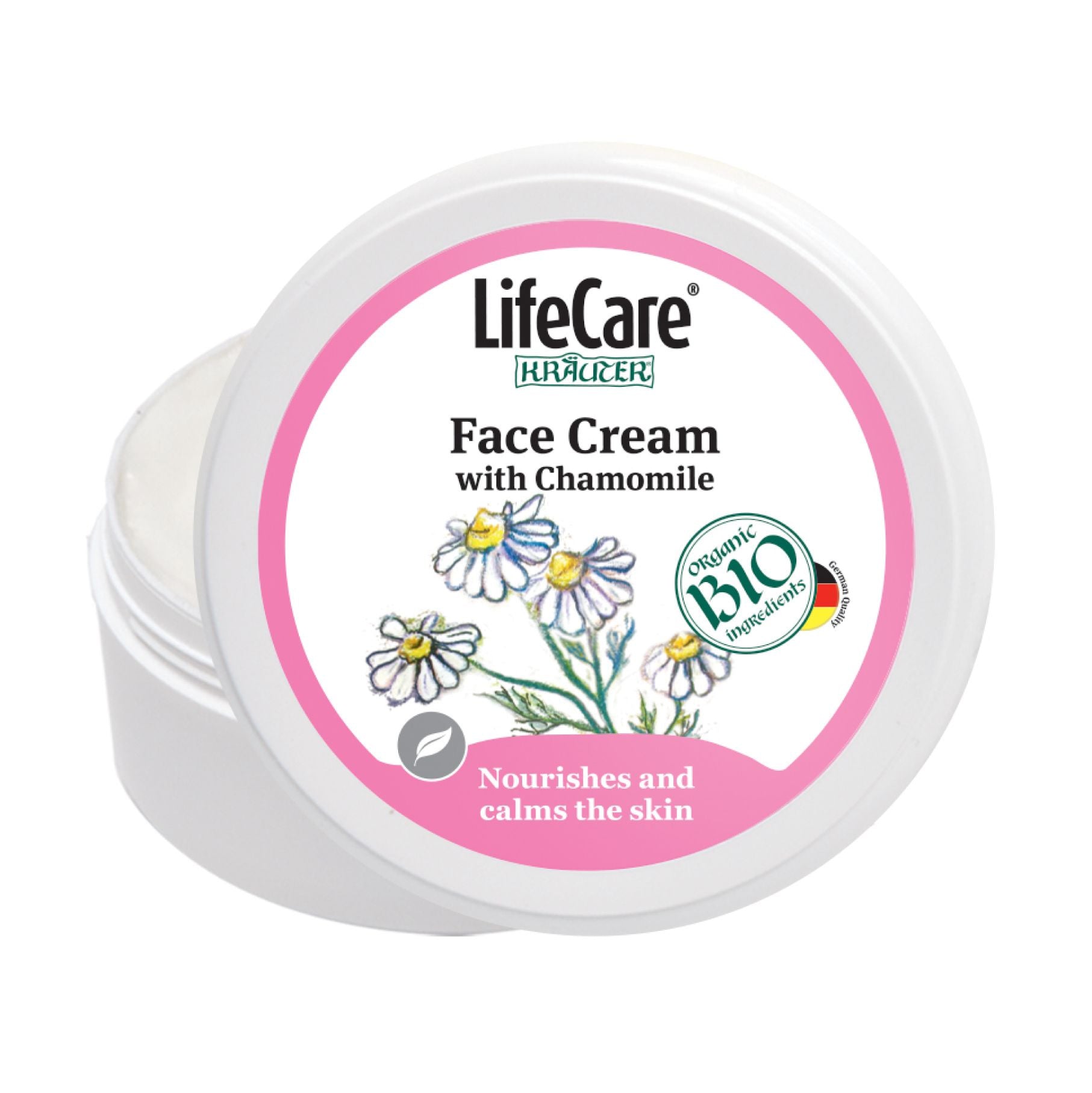 Crème pour la peau à la camomille biologique