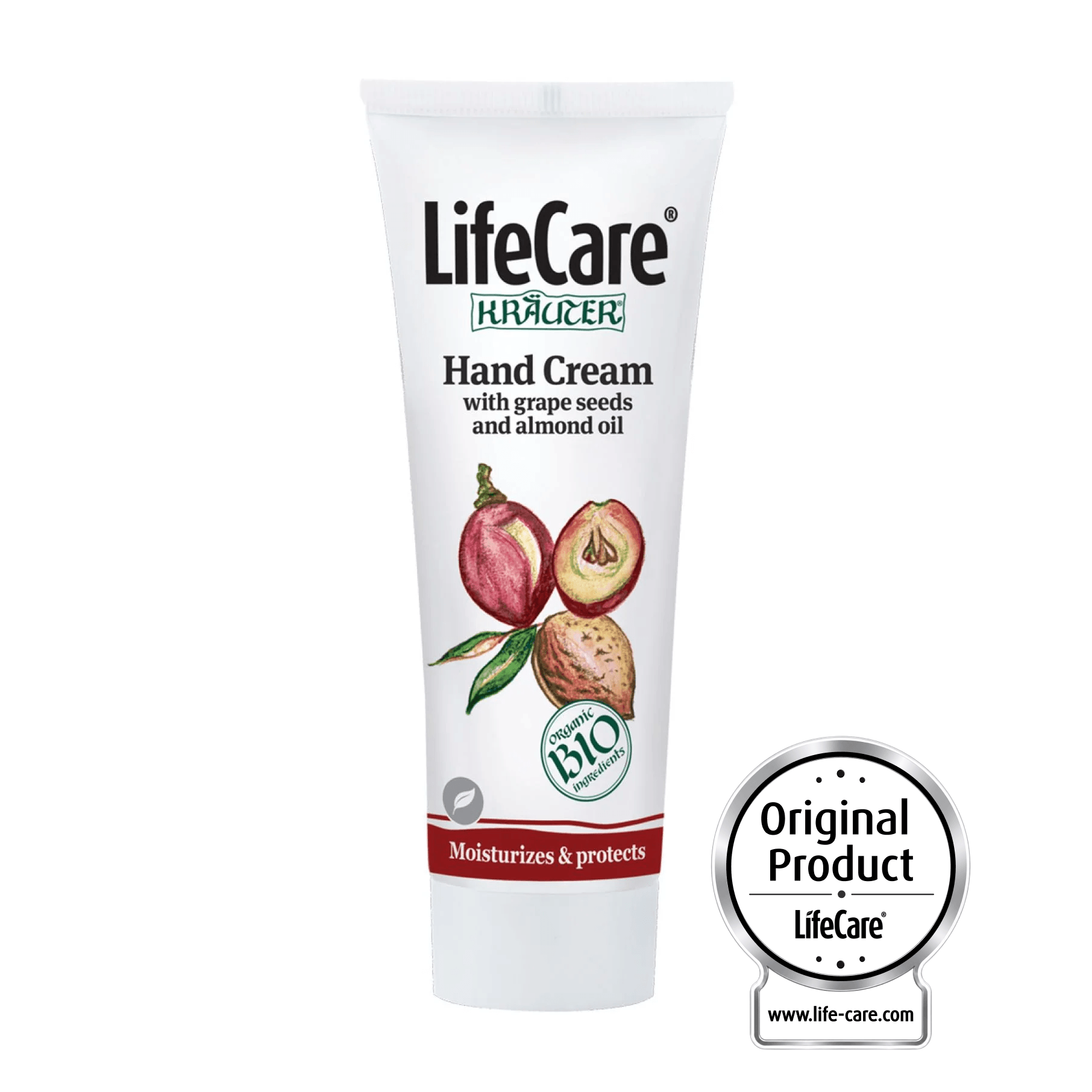 Crema mani con olio di semi d'uva e di mandorle biologici
