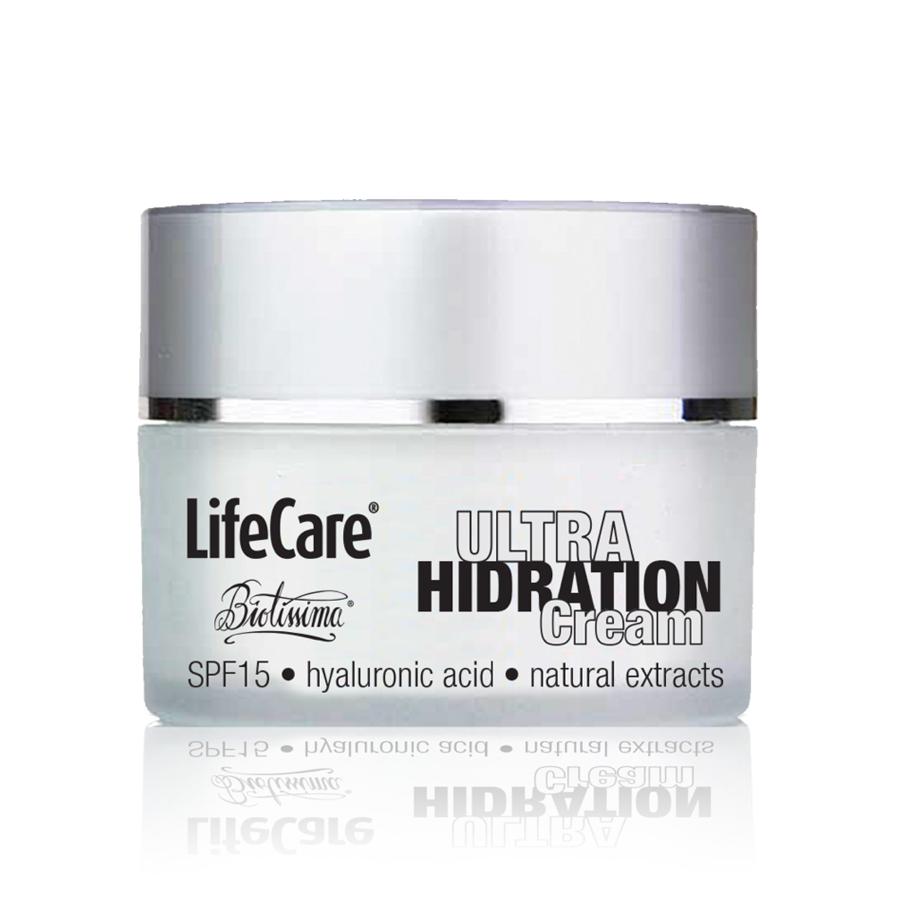 Ultra moisturizing cream with SPF 15 and hyaluronic acid