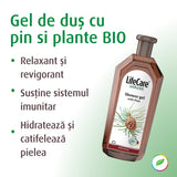 Gel de dus, cu pin și plante BIO