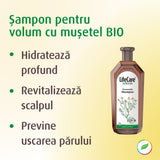 Shampoo for volume, with bio chamomile