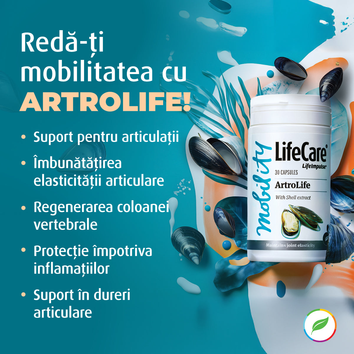 ArtroLife, cu extract din scoică verde