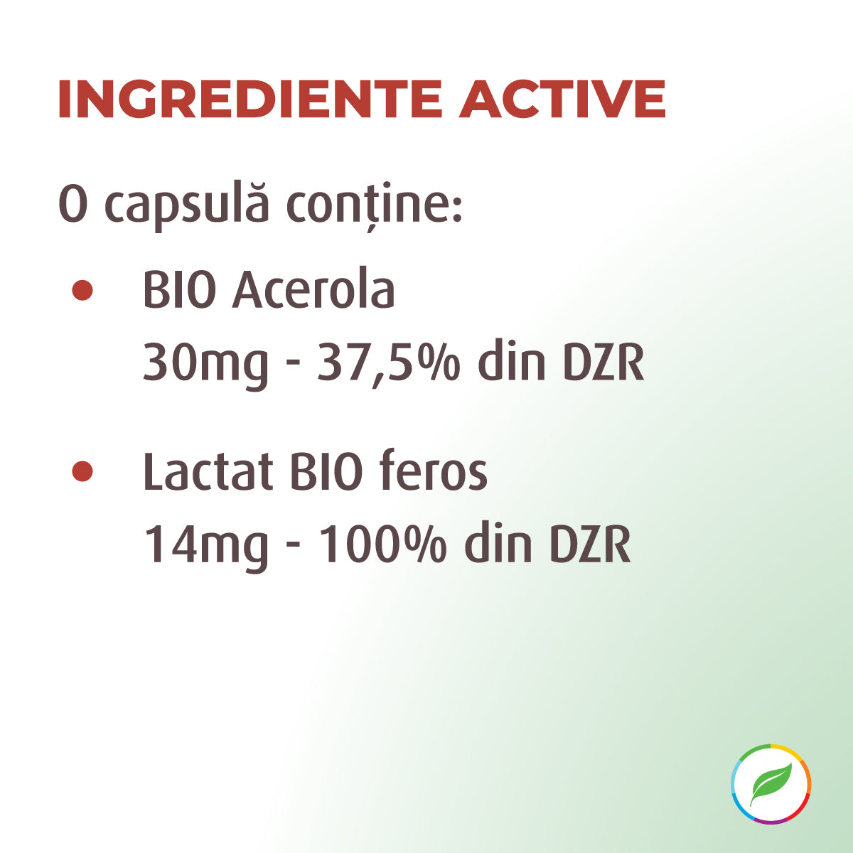 Fervit, with bio acerola, based on bio feros lactate
