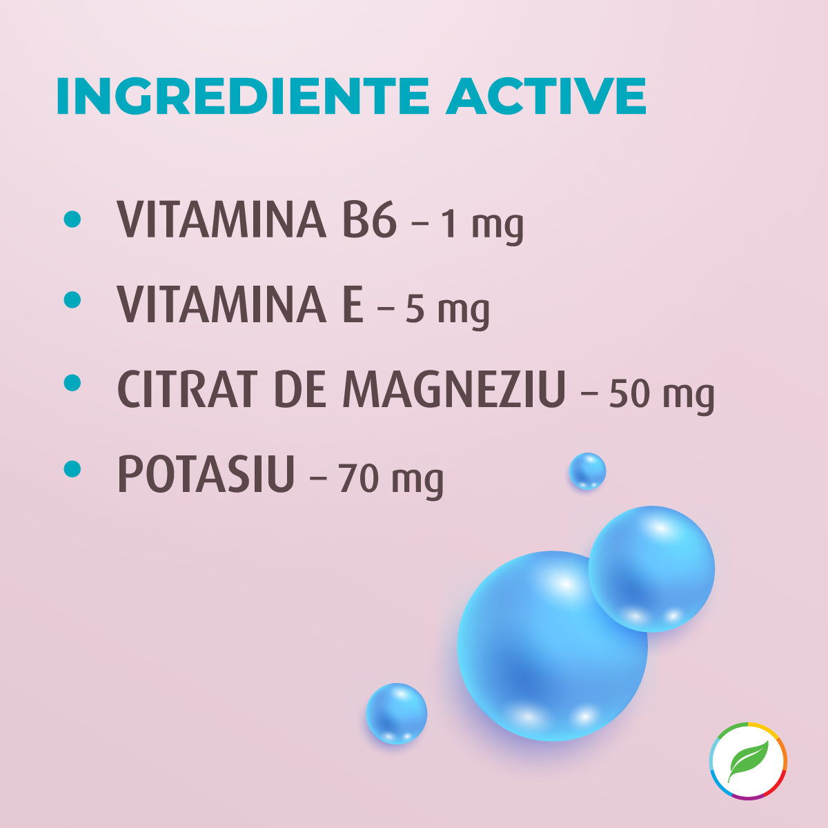 Happy&Relax Muscle, cu potasiu, magneziu și vitamina B6