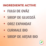 Barre de céréales bio au sirop d'érable et aux dattes