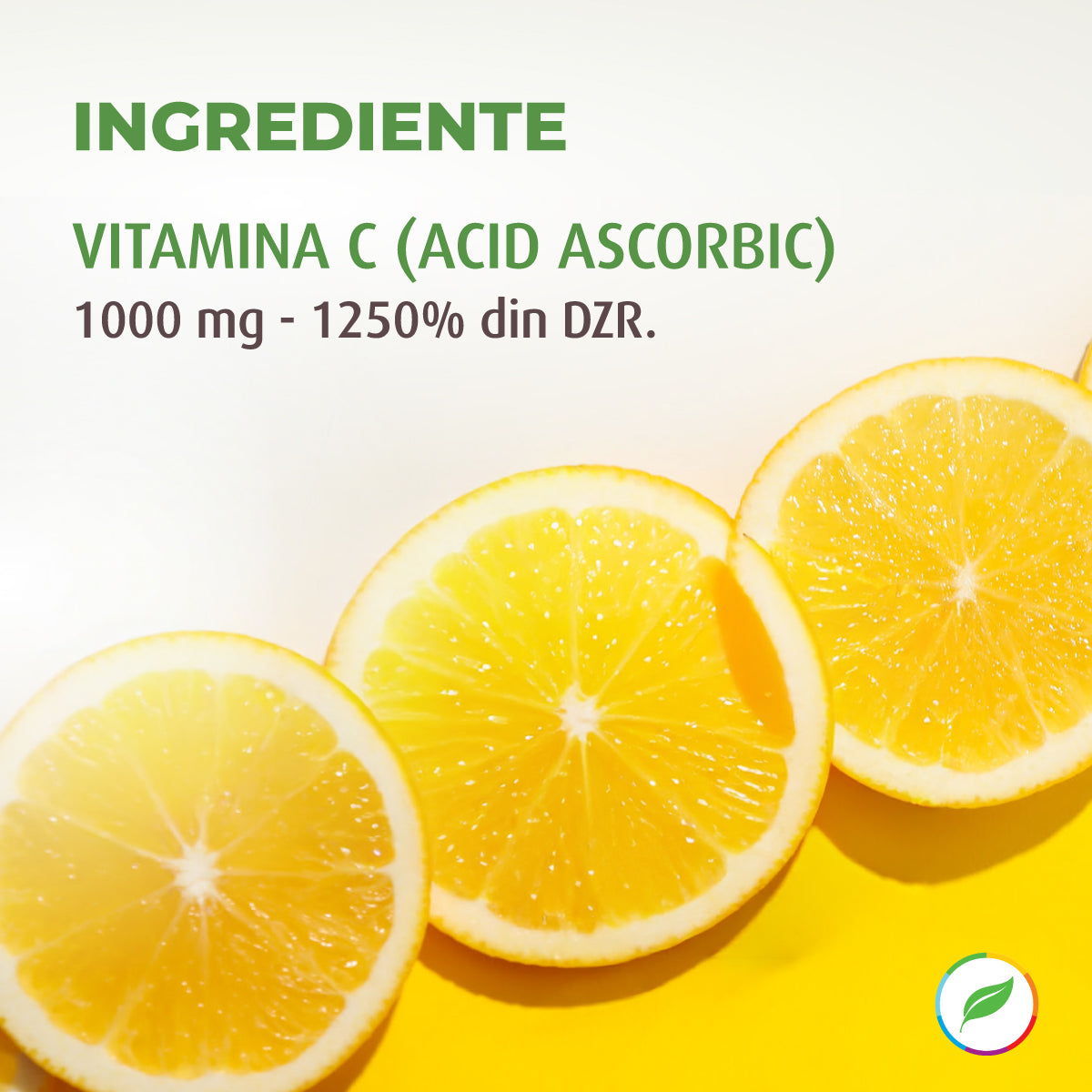 Vitamina C 1000 mgm cu eliberare prelungită, protecție zilnică pentru imunitate
