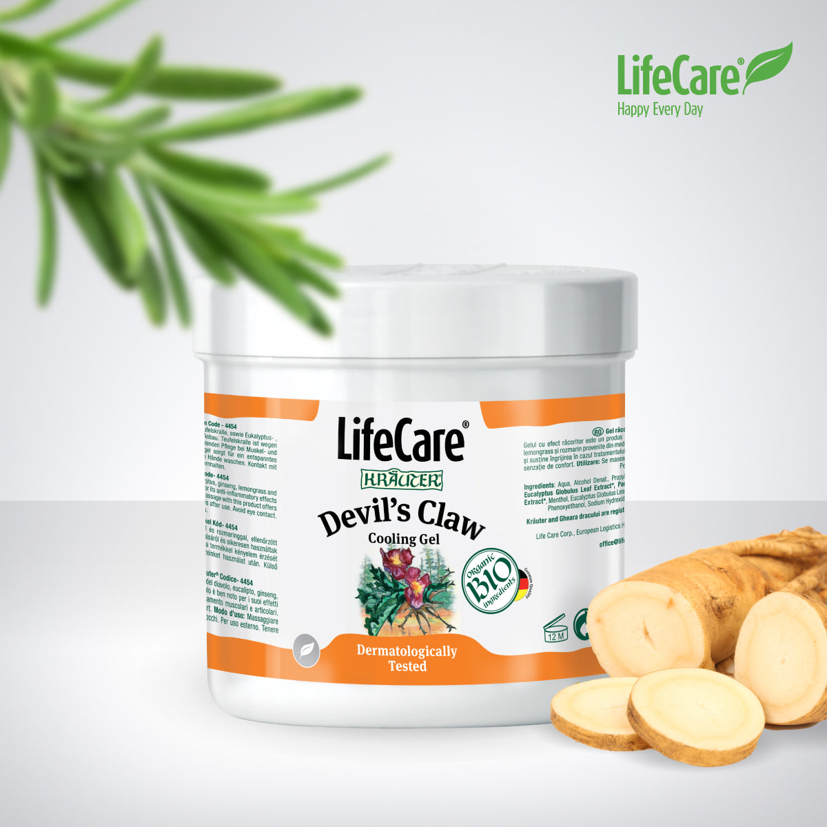 Gel răcoritor, Gheara Dracului, cu plante BIO - 250 ml