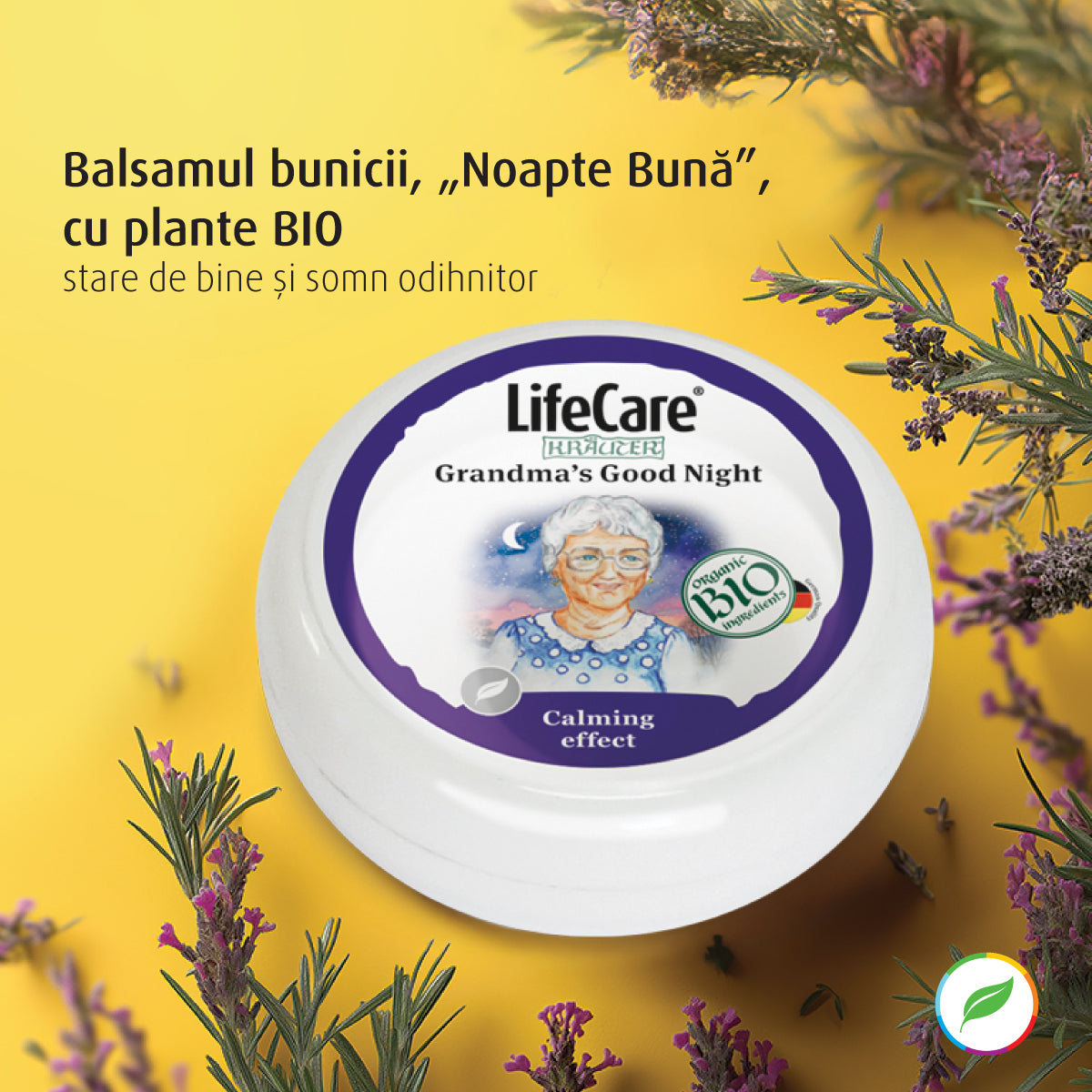 Balsamul bunicii, „Noapte Bună”, cu plante BIO
