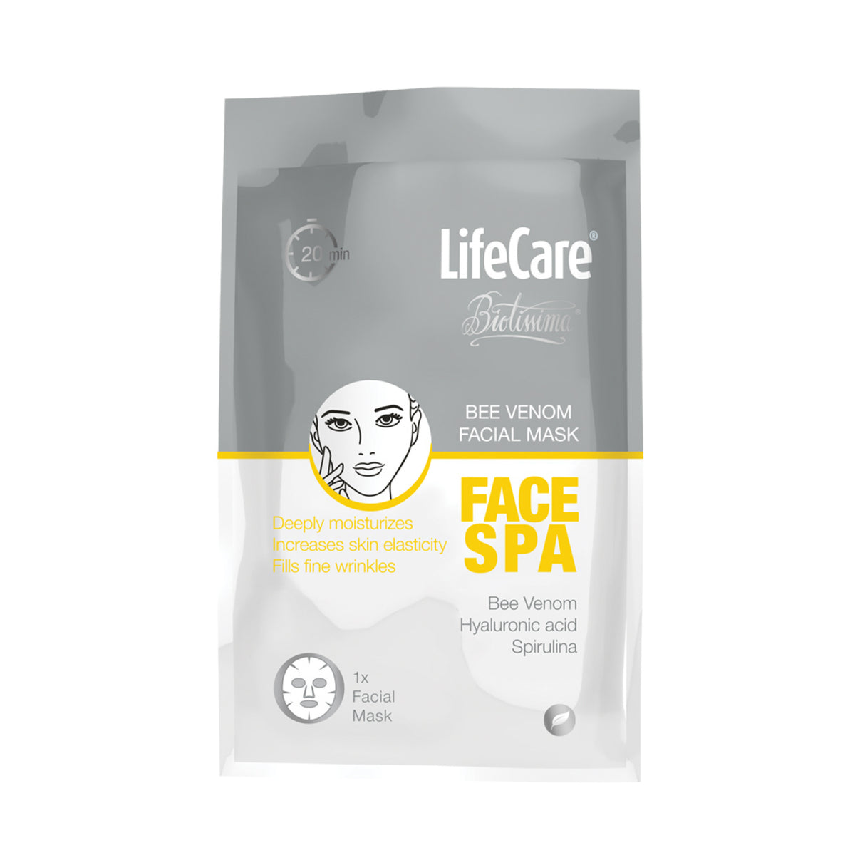 FACE SPA, mască facială, cu venin de albine
