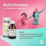 Liquid supplement for children, multivitamins, vitamins and minerals