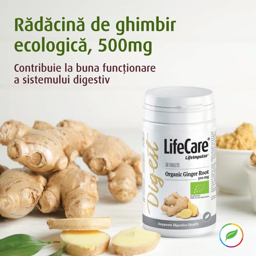 Ecological ginger root, 500mg