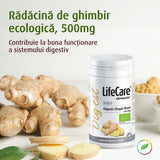 Ecological ginger root, 500mg