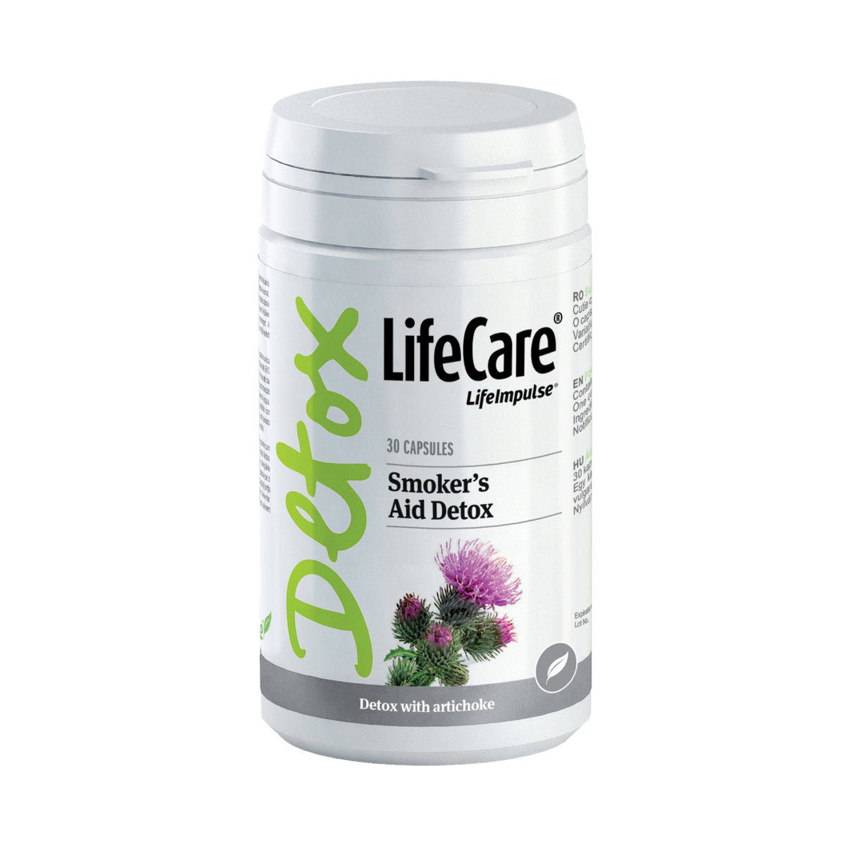Smokers Aid Detox, with Arctium root and bio artichoke